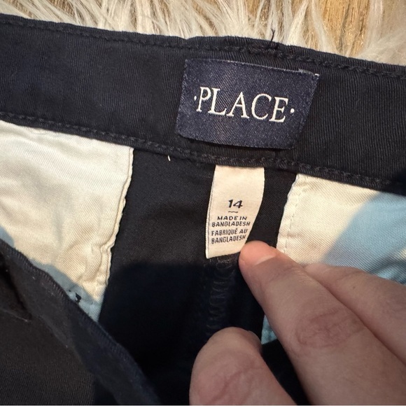 The Children’s Place Boys Skinny Stretch Chino Pants Navy New Size 14 - Picture 4 of 9